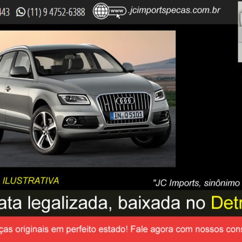 Sucata Audi diversas peças modelo Q5 ano 2014