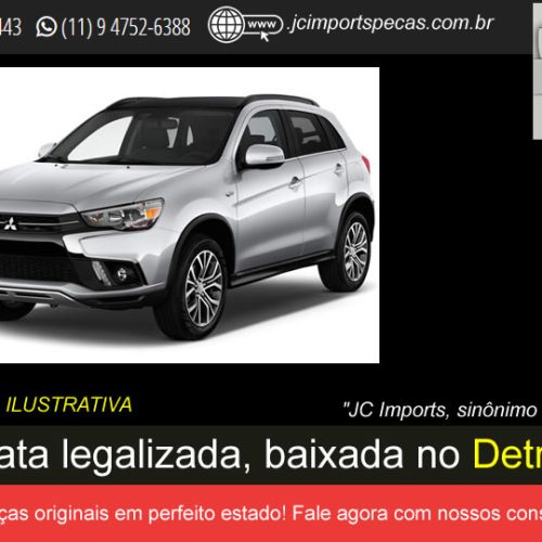 Sucata Mitsubishi diversas peças modelo Outlander ano 2018